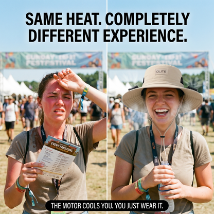 Solar-Powered Cooling Fan Hat