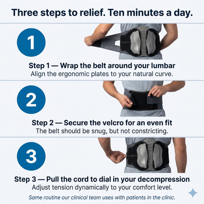 Lumbarex - Pro Lumbar Support Belt