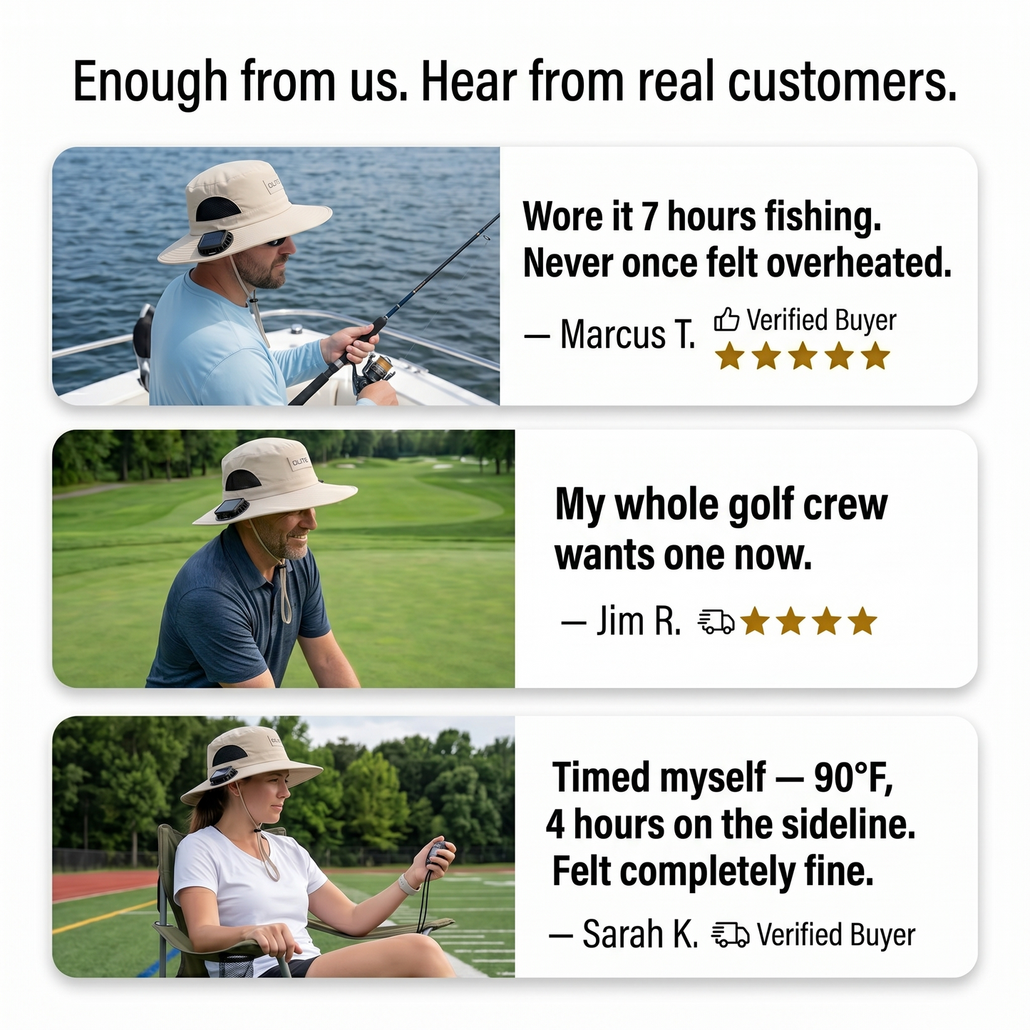 Solar-Powered Cooling Fan Hat