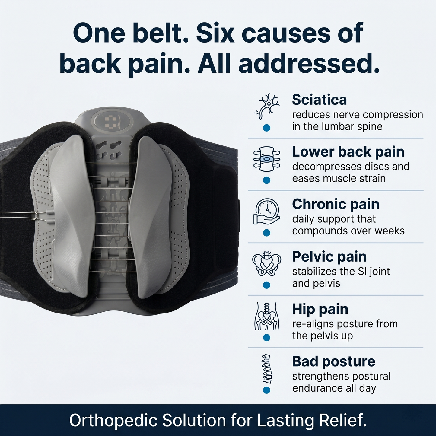 Lumbarex - Pro Lumbar Support Belt
