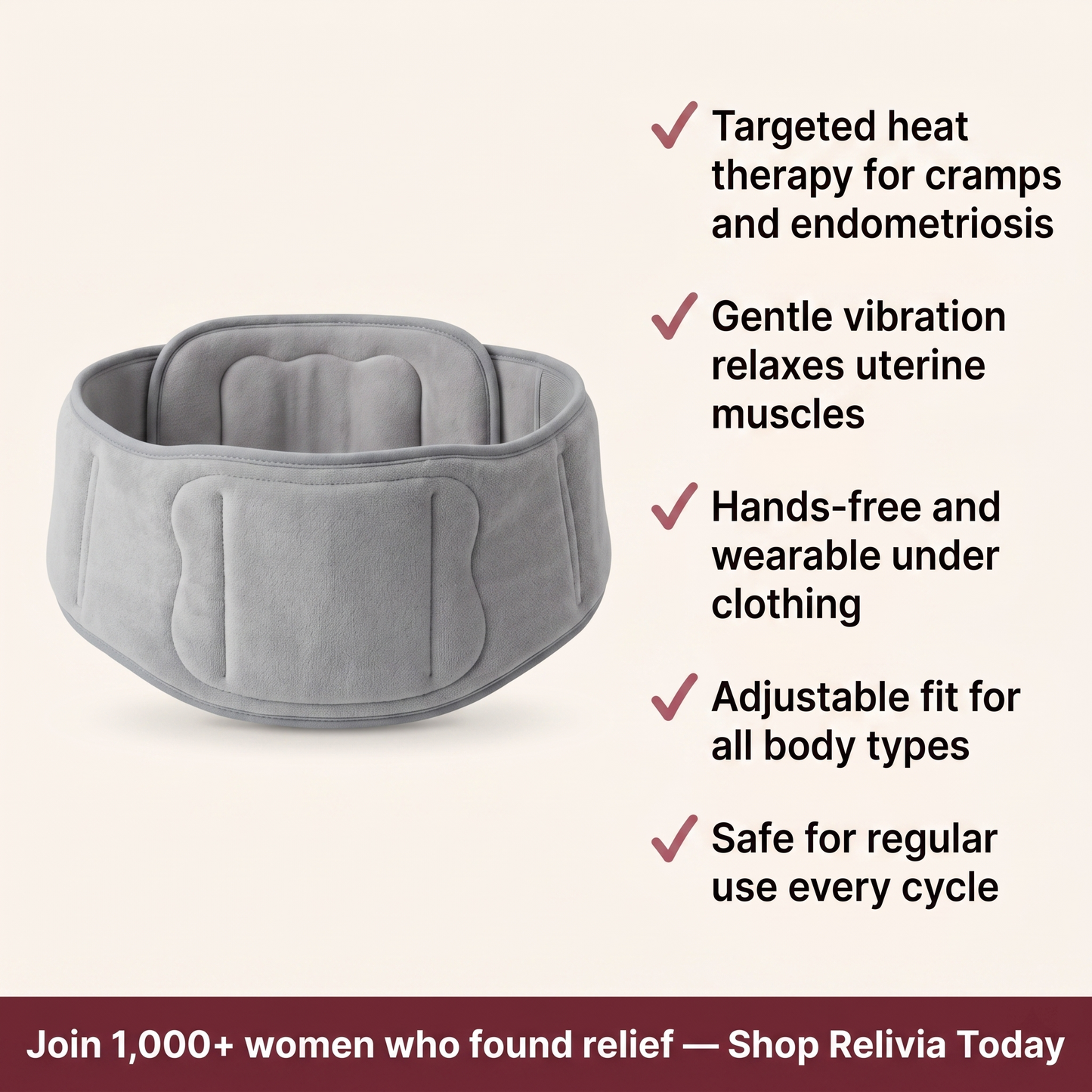 Relivia - Infrared Menstrual Relief Belt