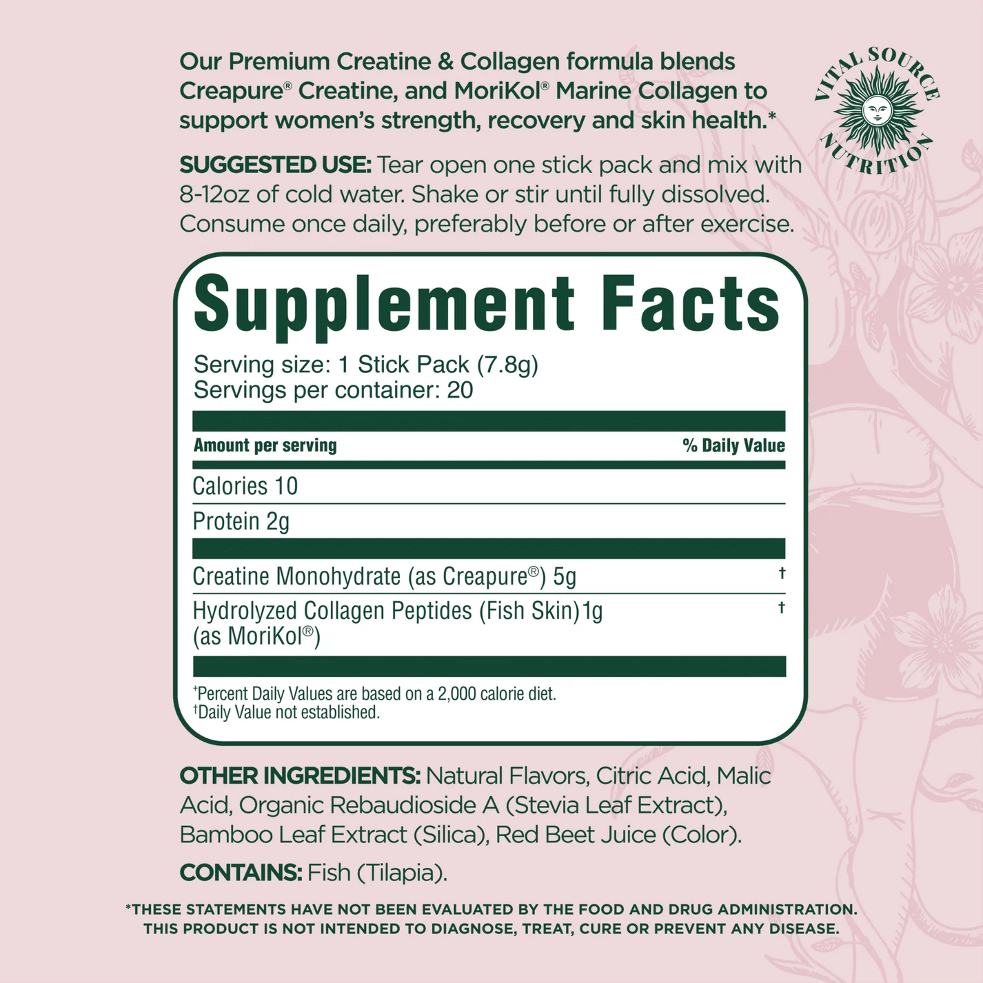 Creatine & Collagen Stick Packs